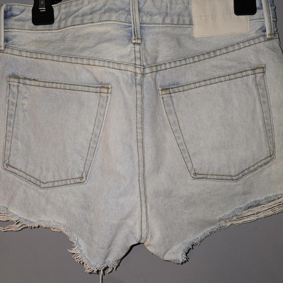 GRLFRND Helena Cut-Off Denim Shorts, EUC - Size 26 - Picture 13 of 14